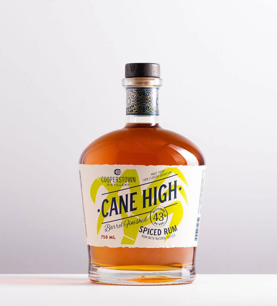 Cane High Spiced Rum Cooperstown Distillery